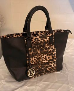 Dasein Leopard Print Tote Bag