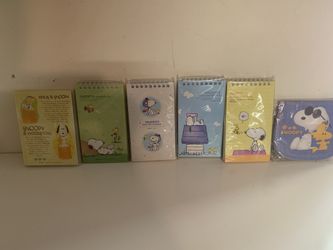 Lots Of Notebooks Like snoopy/cat Characters ,$2+