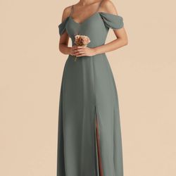 Birdy Grey Devin Sea Glass Bridesmaid Dress Size XL