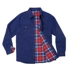 Lands End Button Down Shirt Jacket 