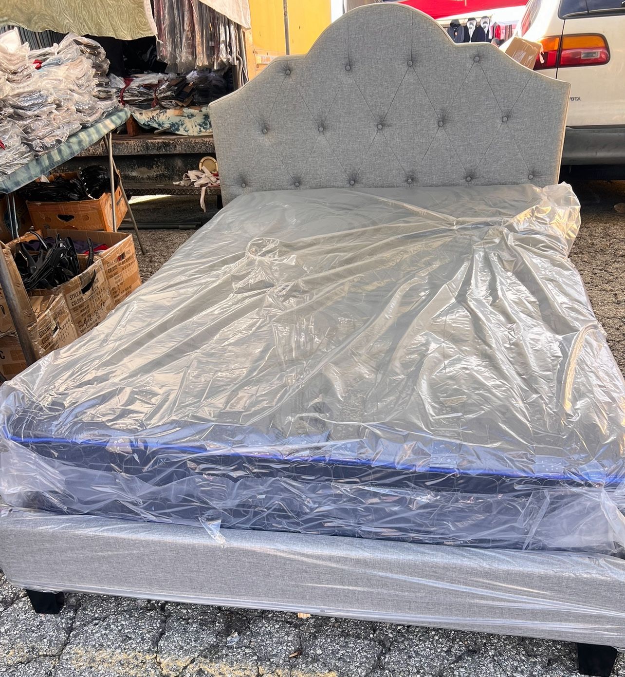 Cama Full Size Nueva En Su Caja Incluye Colchon
