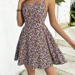 floral flowy dress