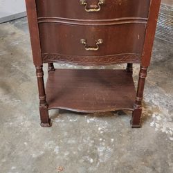 Antique French Provincial Nightstand 