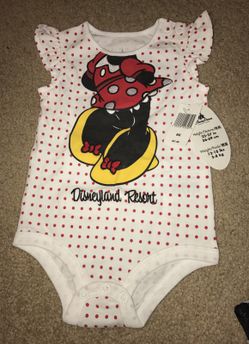 Disney Minnie onesie new 6m