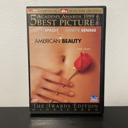 American Beauty DVD Limited Awards Edition Widescreen Movie Kevin Spacey 1999