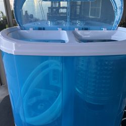 Portable Washing Machine Mini Twin Tub Washing Machine with Washer & Spinner-Brand New