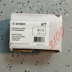 ANDEN DEHUMIDIFIER CONTROL