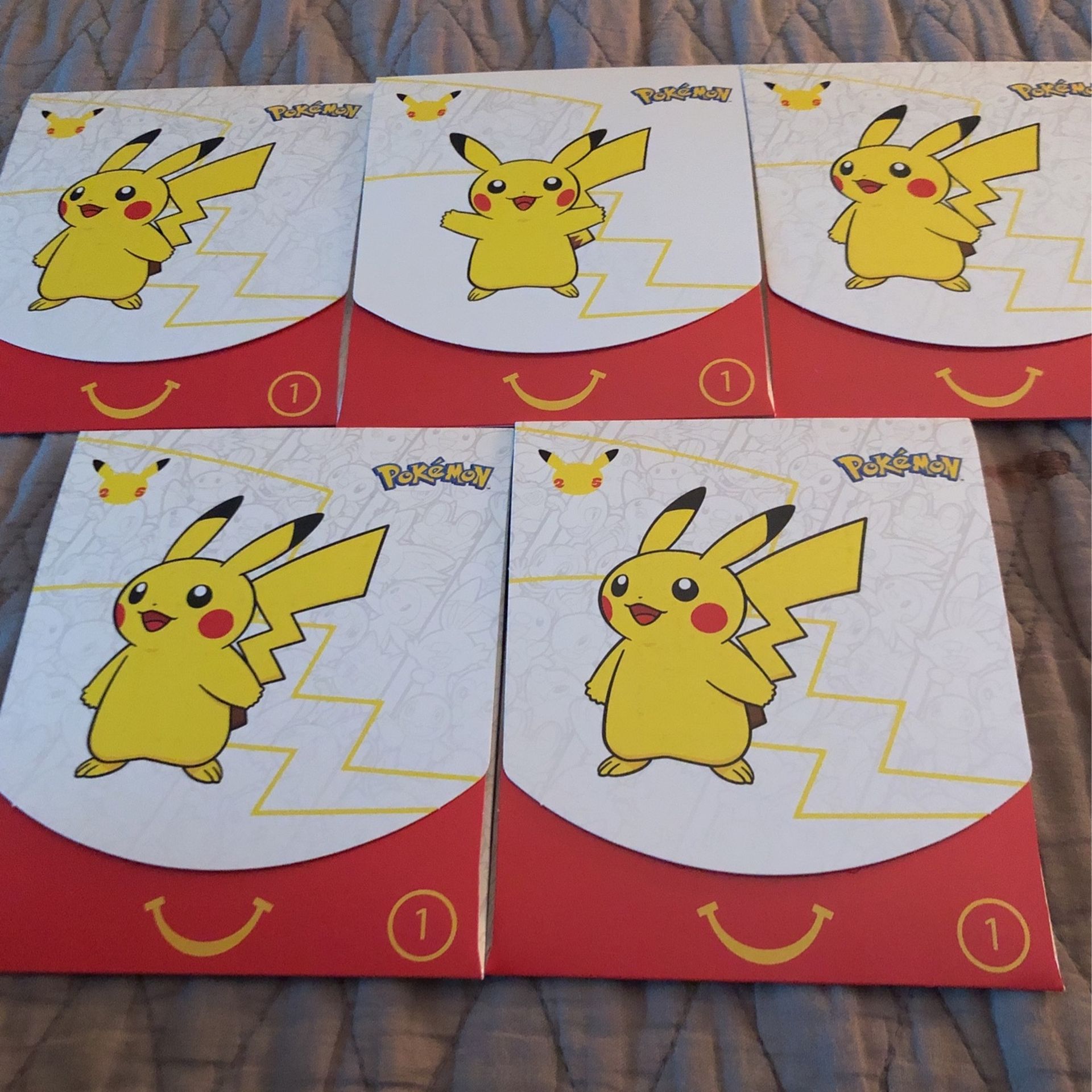Pokemon 25th Anniversary Cards! 60$ For 5