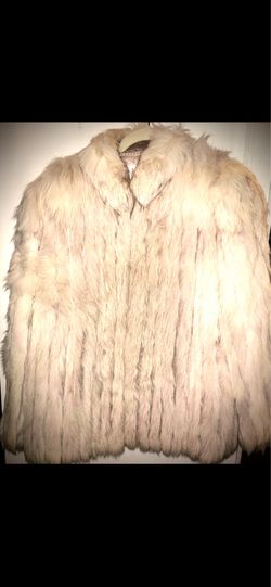 100% Scandinavian Fox Hair Fur Coat