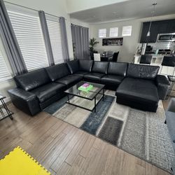 Black L Sectional 