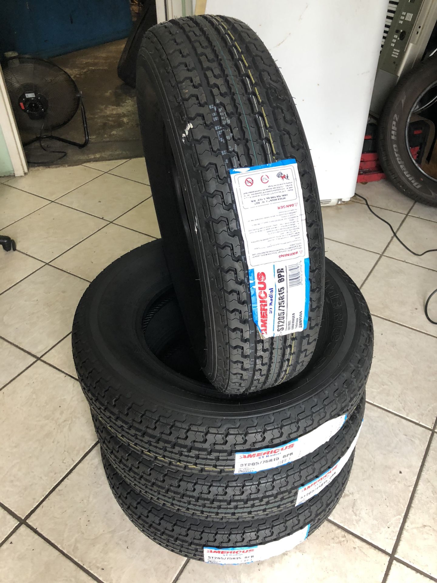 205/75/15 trailer tires