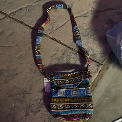 OPQRSTU boho hippie adjustable strap bag