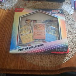 Pokemon Prismatic Evolutions Poster Collection Box Trading Card Game 