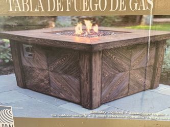NEW 41” Outdoor Propane Gas Fire Pit Table – Factory Sealed