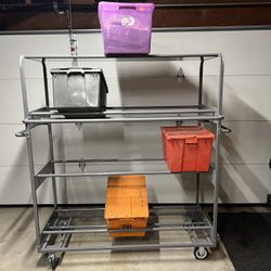 Shelves Tote Cart Heavy Duty 