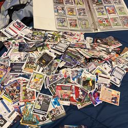 Hundreds Of Football Cards