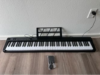 88 Key Full Size Semi Weighted Electronic Keyboard Piano Set