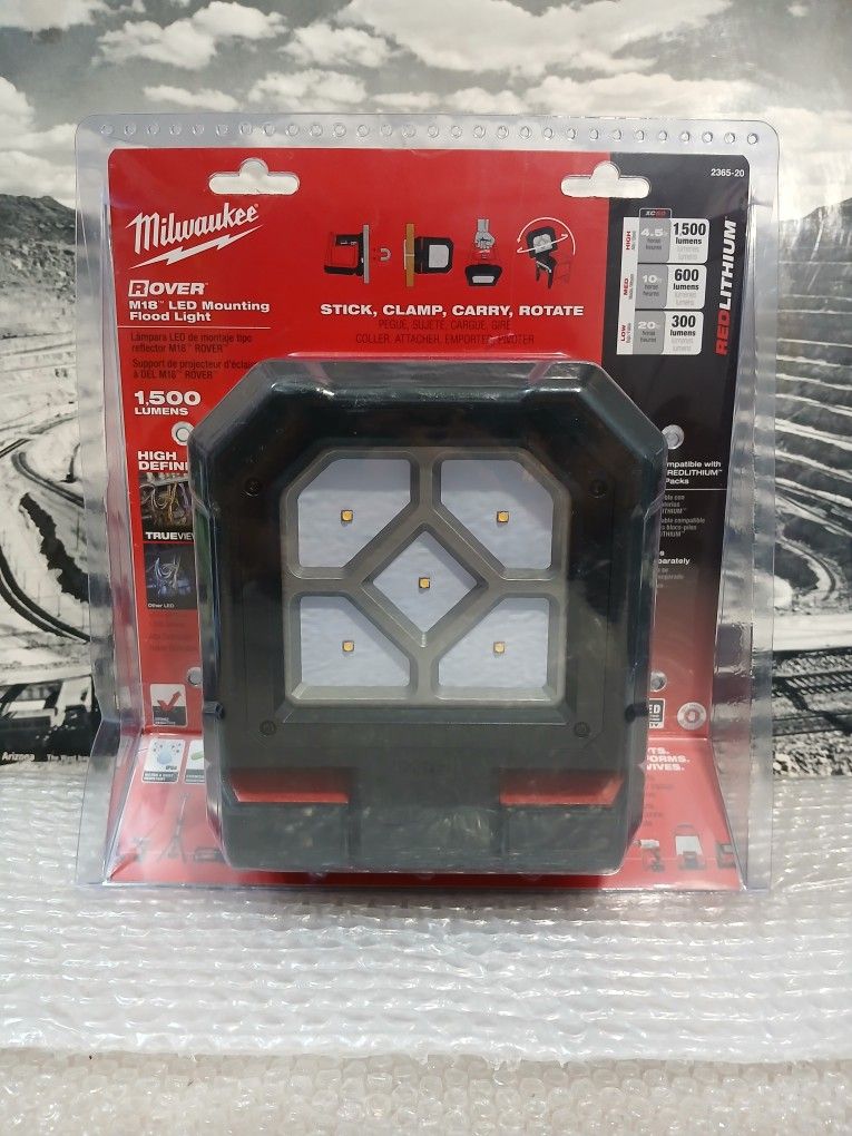 NEW MILWAUKEE M18 ROVER FLOOD LIGHT