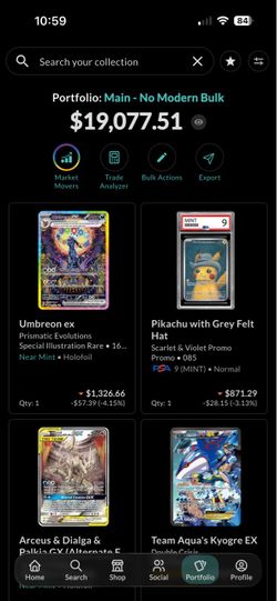 Pokemon collection