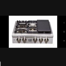 30 " STAINLESS STEEL COOKTOP (FRONTO)