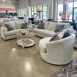 Soletren Stone Living Room Set