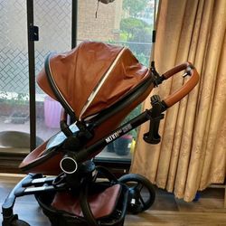  Luxury Baby Stroller Rotate 360 Degree 