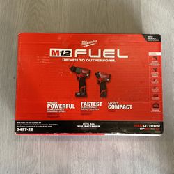 Milwaukee 3497-22 M12 Fuel Combo Drill Kit