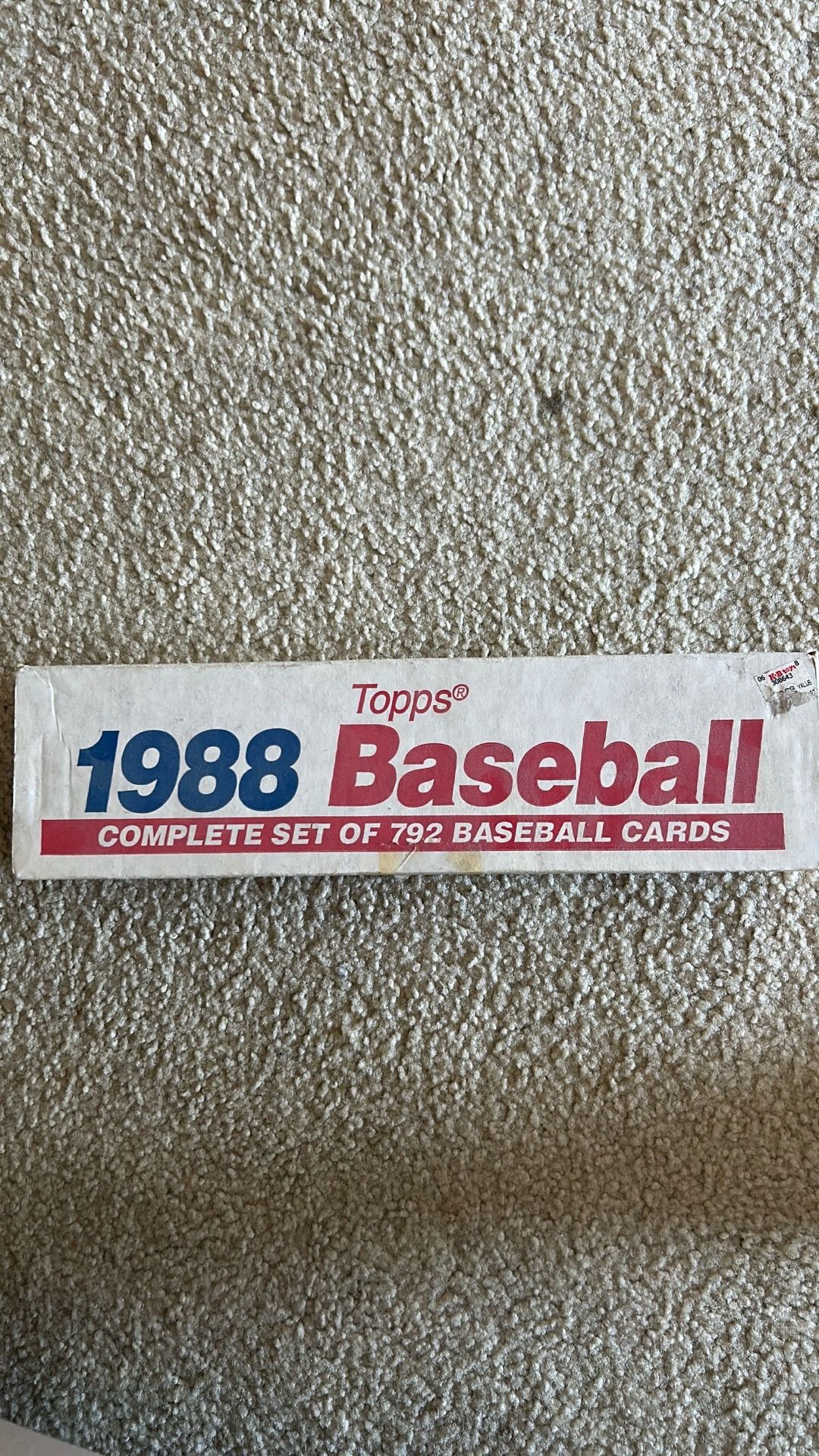 1988 Topps MLB Baseball Cards- Complete Set