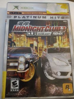 XBOX Original Midnight Club 3 Game USED
