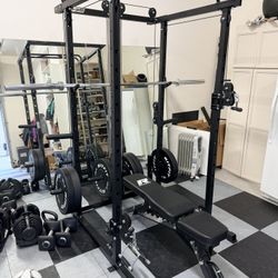 Ritfit Power Rack And Cage With Weights And Bench 
