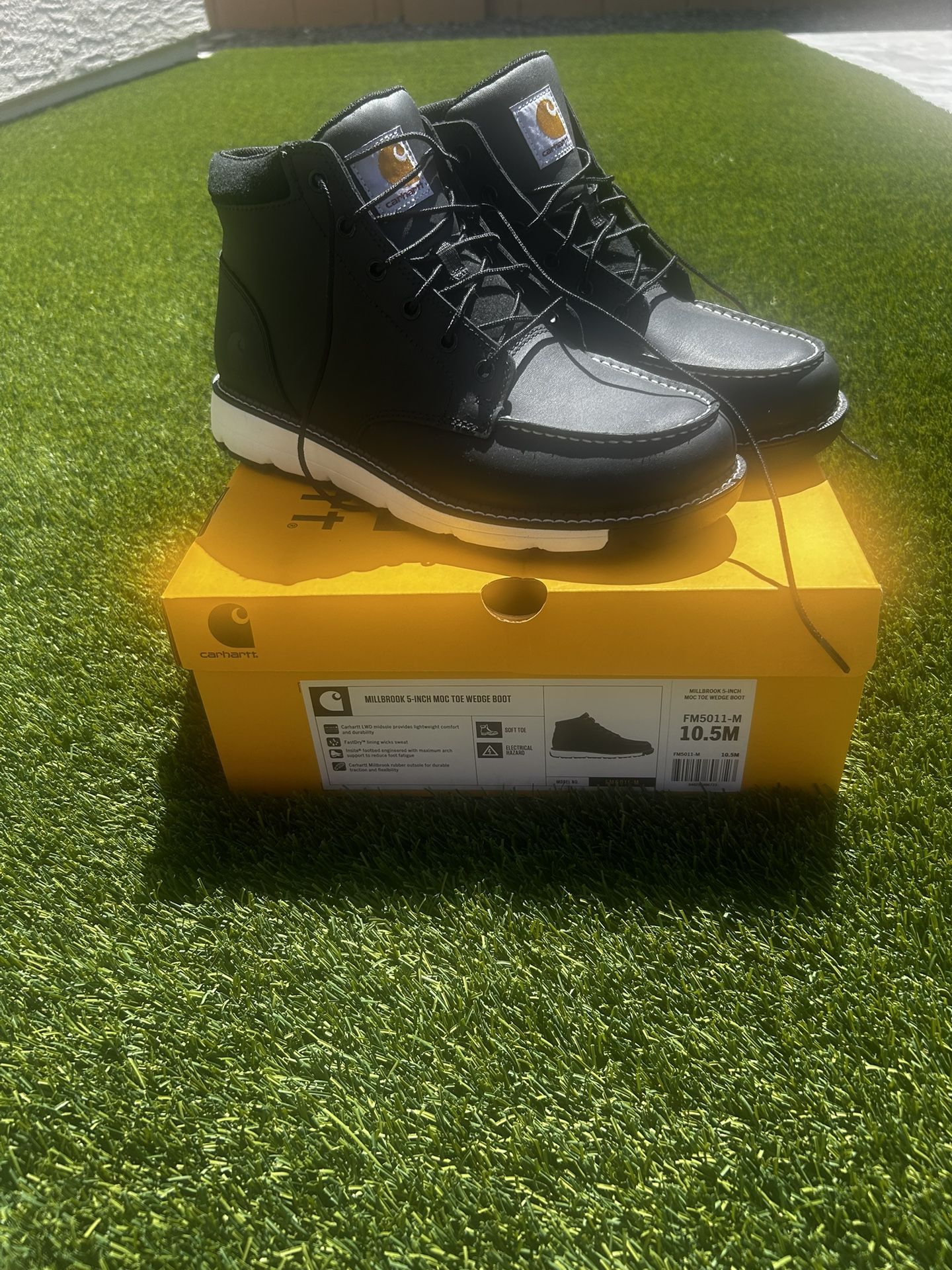 CarHartt Millbrook 5” Moc Soft Toe Wedge Boot