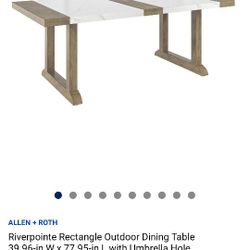 Beautiful Outdoor Table Shower Enclosure & Back Wall  Lws Return Pallet Retail $1663 You Pay $399