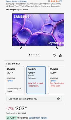 Brand-New 55-INCH TV