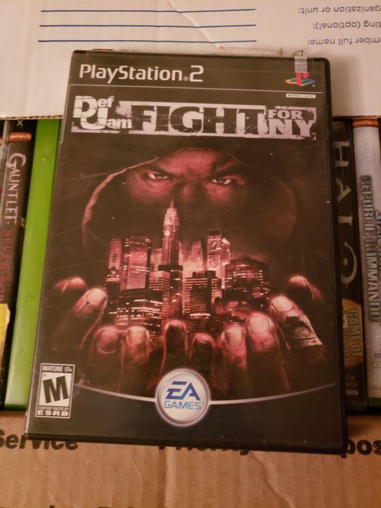 Def Jam Fight for NY ps2 minty condition