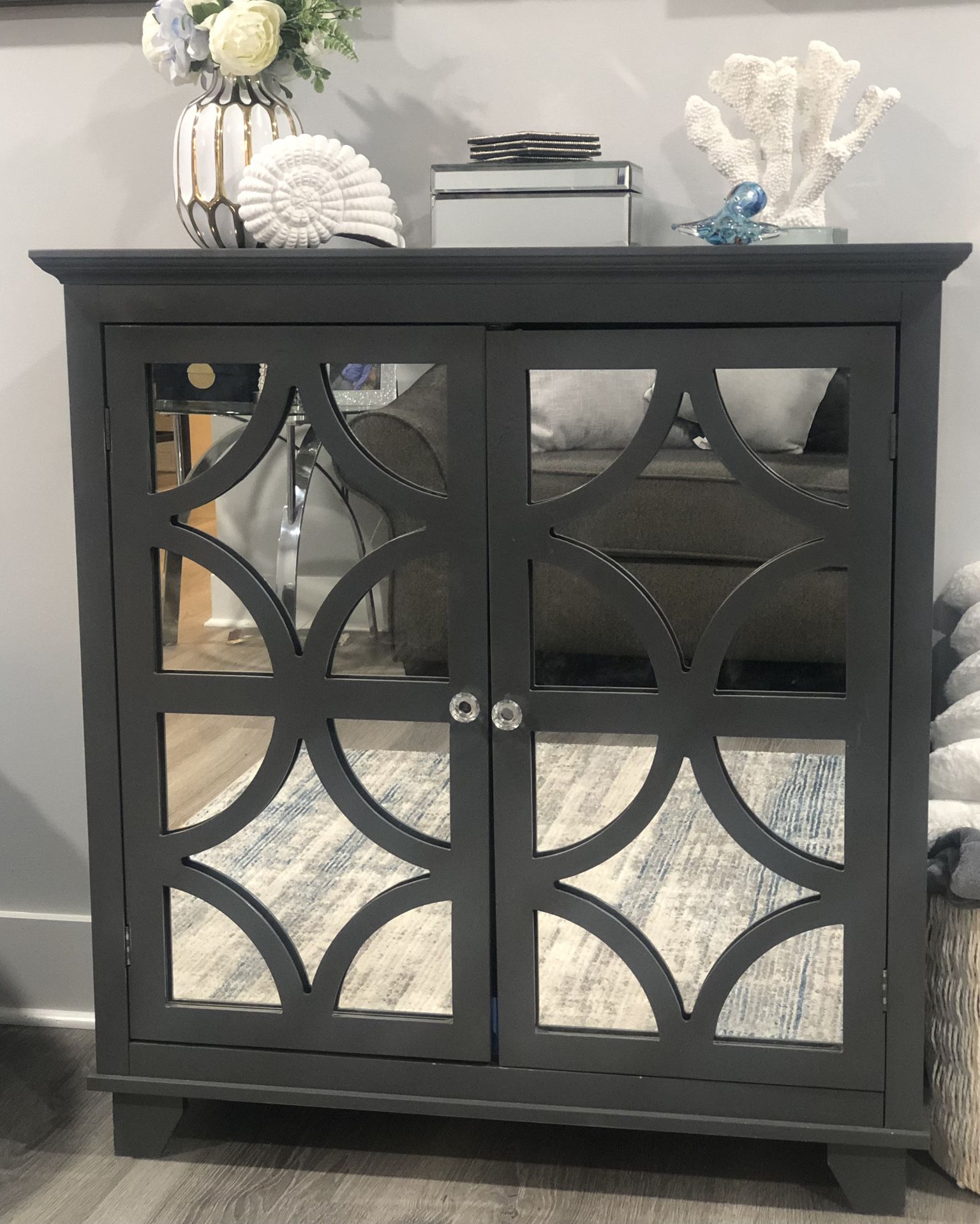 Accent Table Gray