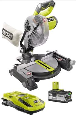 Ryobi 18-Volt 7-1/4 In. Compound Miter Saw Kit