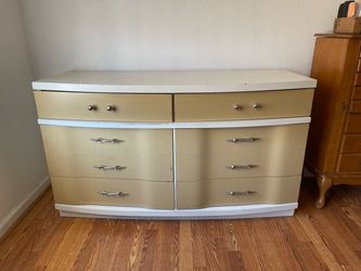 Vintage 8-Drawer Double Dresser