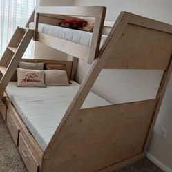 New Wood Bunk Beds Available, Same Day Delivery 