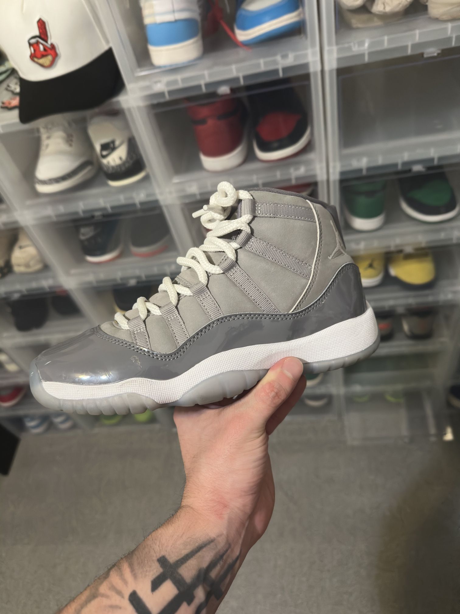 AIR JORDAN 11s COOL GREY