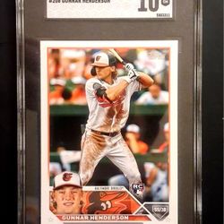 2023 Topps Gunnar Henderson Rookie Mint 10 SGC
