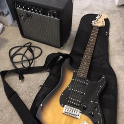 Fender Guitar + Amp