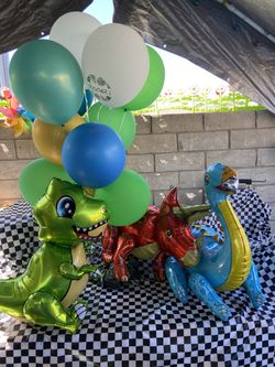Dinosaur Foil Balloons Bundle