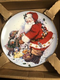Sale Franklin Mint Fine Bone China Limited Ed. Christmas 81/2 Inch Platesale