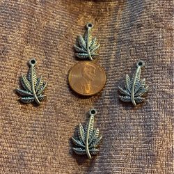 Leaf Charms New lot of 14