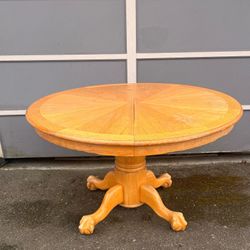 Free Solid Wood Table With Leaf 