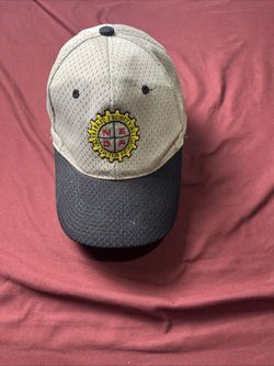 Otto N.E.C.A Black and beige mesh hat One Size