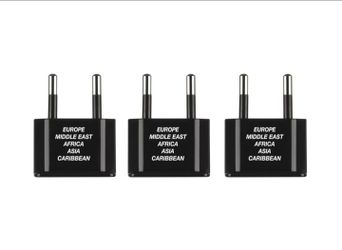 Travel Power Plug Adapters – Set of 3