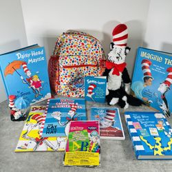 Dr Seuss Plush And Books 