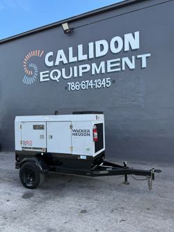 2016 50kVA Wacker Neuson G50 Diesel Generator Trailer Mounted