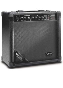 Stagg Mob 20 Usa 20 Watt Rns Battery Operated Acousric Guitar Amplifier With Spring Reverb And Mic In 